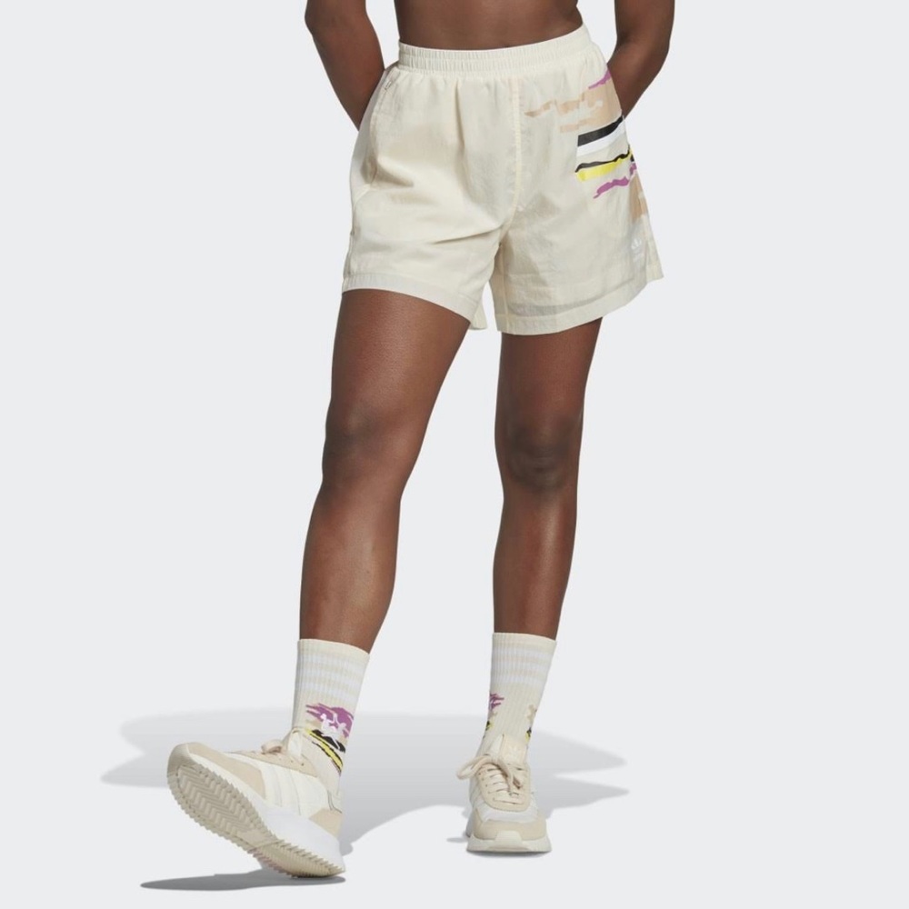 NEW Adidas Thebe Magugu Nylon Shorts 100% Recycled Mesh Lining Size XS
